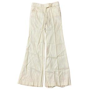 Diane Von Furstenberg White Work Pants